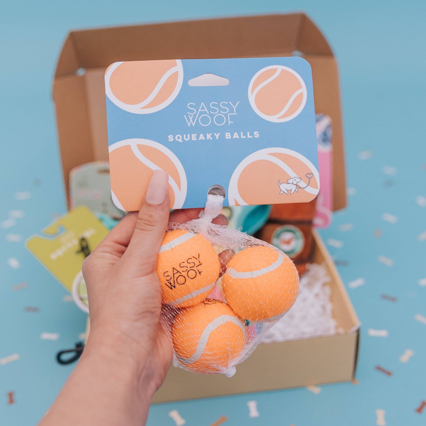 Squeaky Tennis Balls (3 Pack)