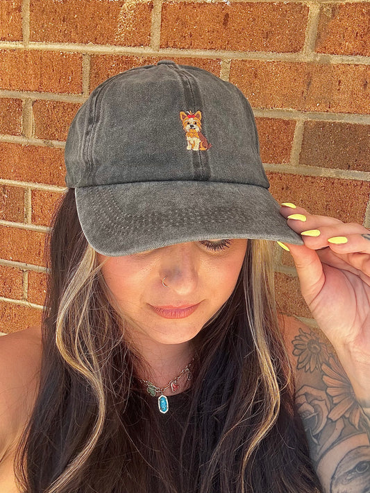 DOG YORKIE YORSIRE TERRIER Embroidered Baseball Cap