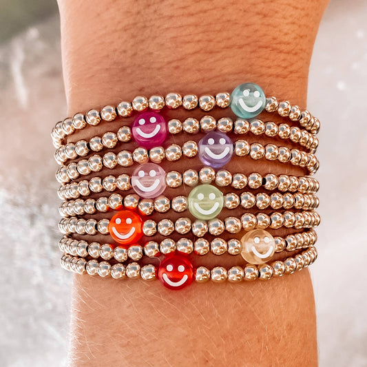 TRANSLUCENT SMILEY BRACELET