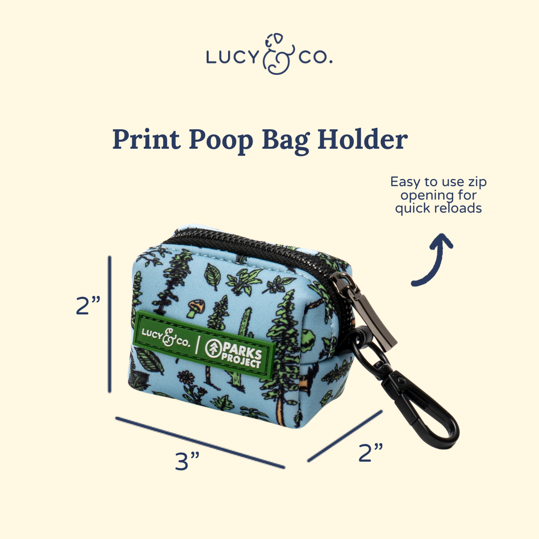 Lucy & Co. x Parks Project Feel the Earth Breathe Poop Bag Holder