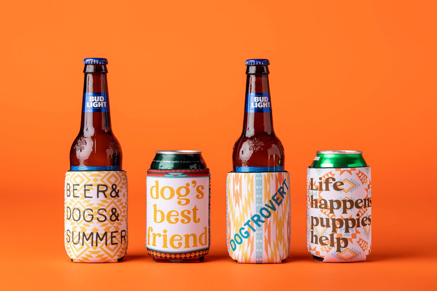 Beer, Dogs, Summer Can Insulator