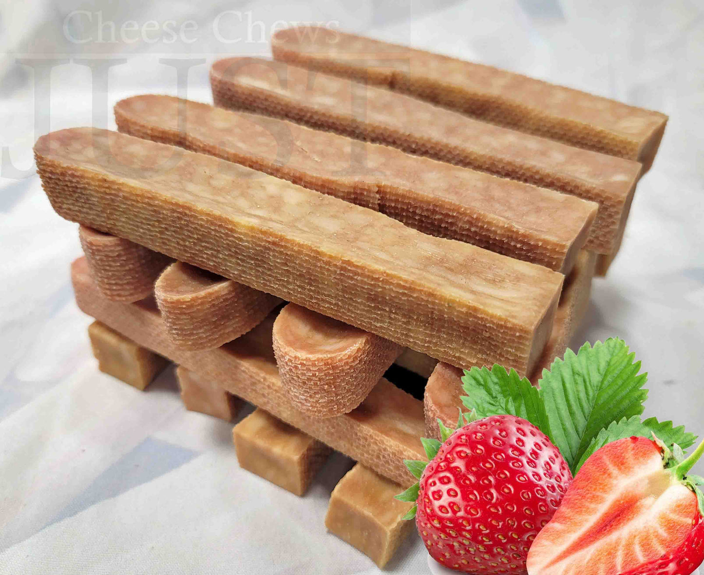 Dog Cheese Chew - Strawberry Himalayan Yak 3.5oz 100g