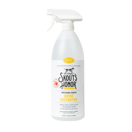 Skout's Honor Home
Cleaning Urine Destroyer
Yellow Label 35 oz