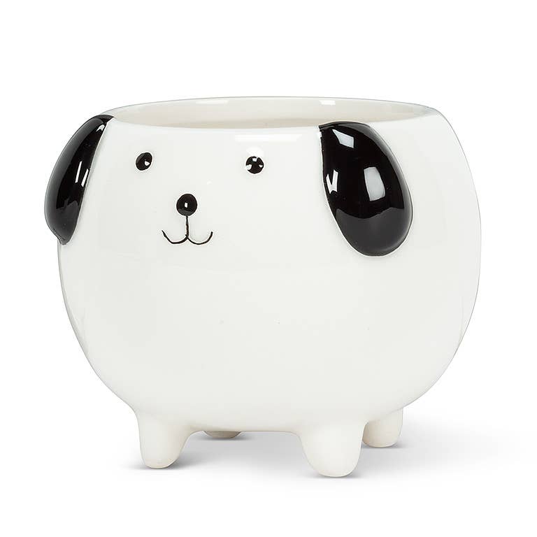 Small Dog on Legs Planter - 3" H