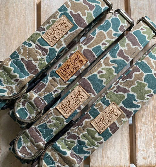 Camo Marsh Dog Collar, Duck Camo, Camouflage