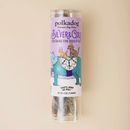 Holiday Tube: Silver & Gold (Cod Skin) - 2.5oz