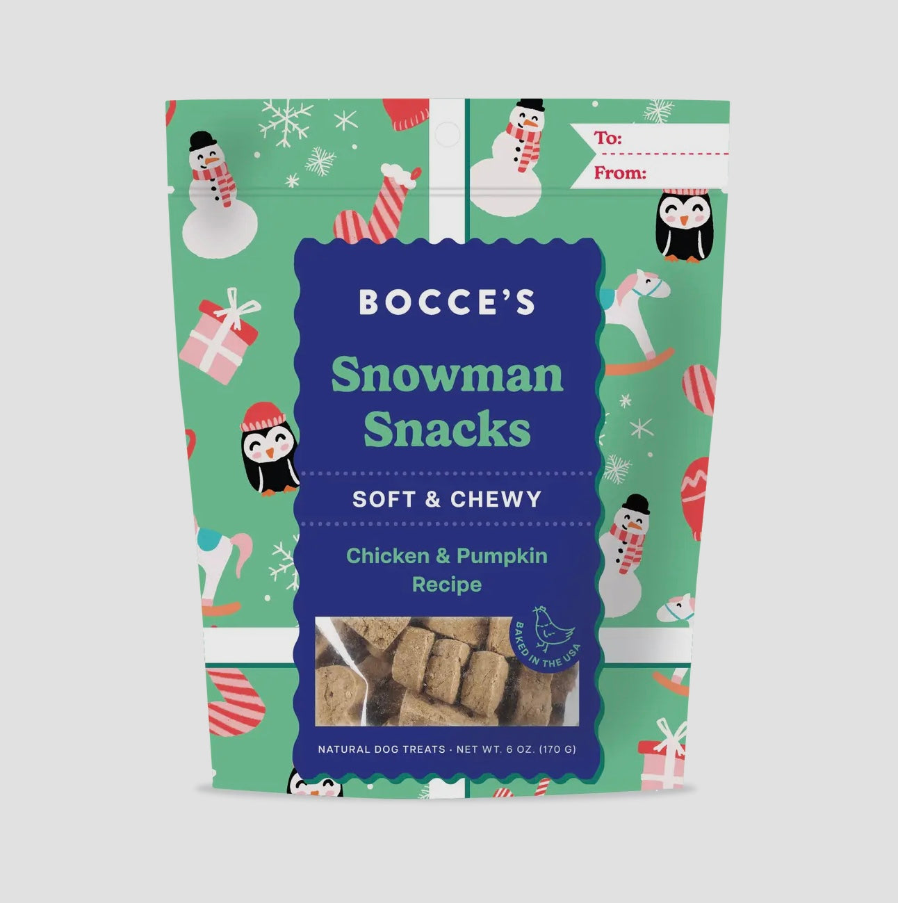 Snowman Snacks, Soft & Chewy