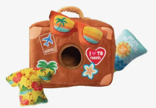 Hide & Seek Dog Toy - Pack Your Bags