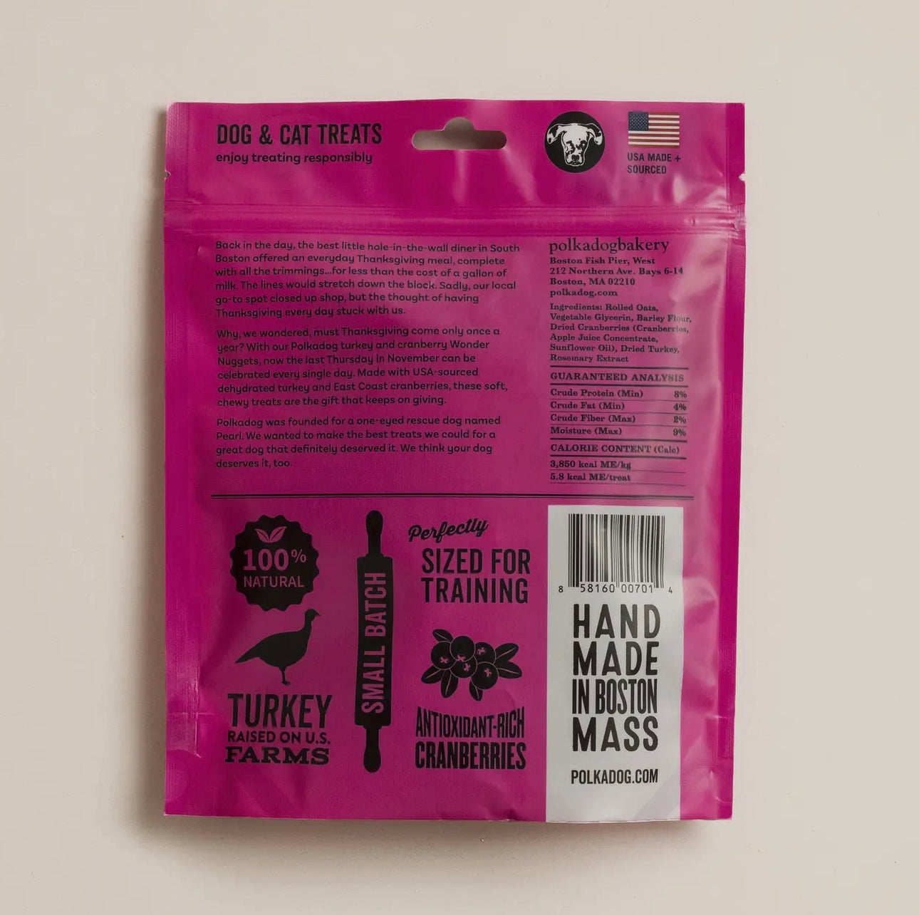 Wonder Nuggets, Turkey & Cranberry - 10oz - Dog Treats