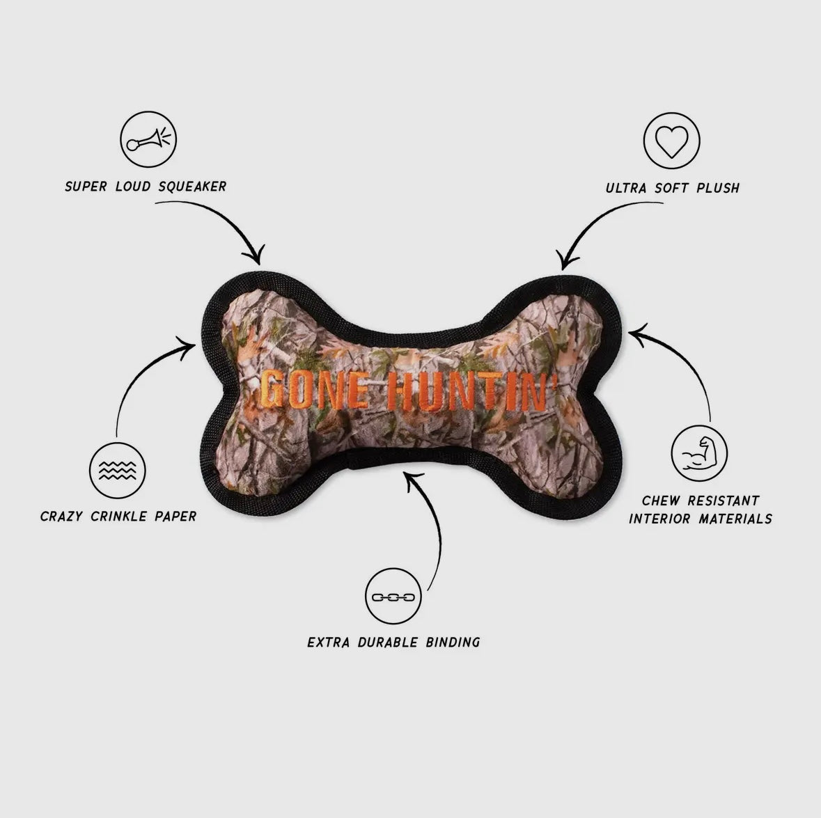 Gone Huntin’ Durable Dog Toy