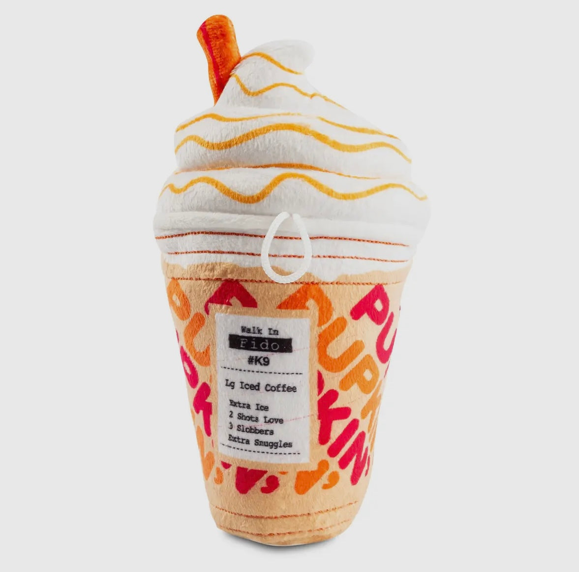 Pupkin’ Donuts Iced Coffee Dog Toy