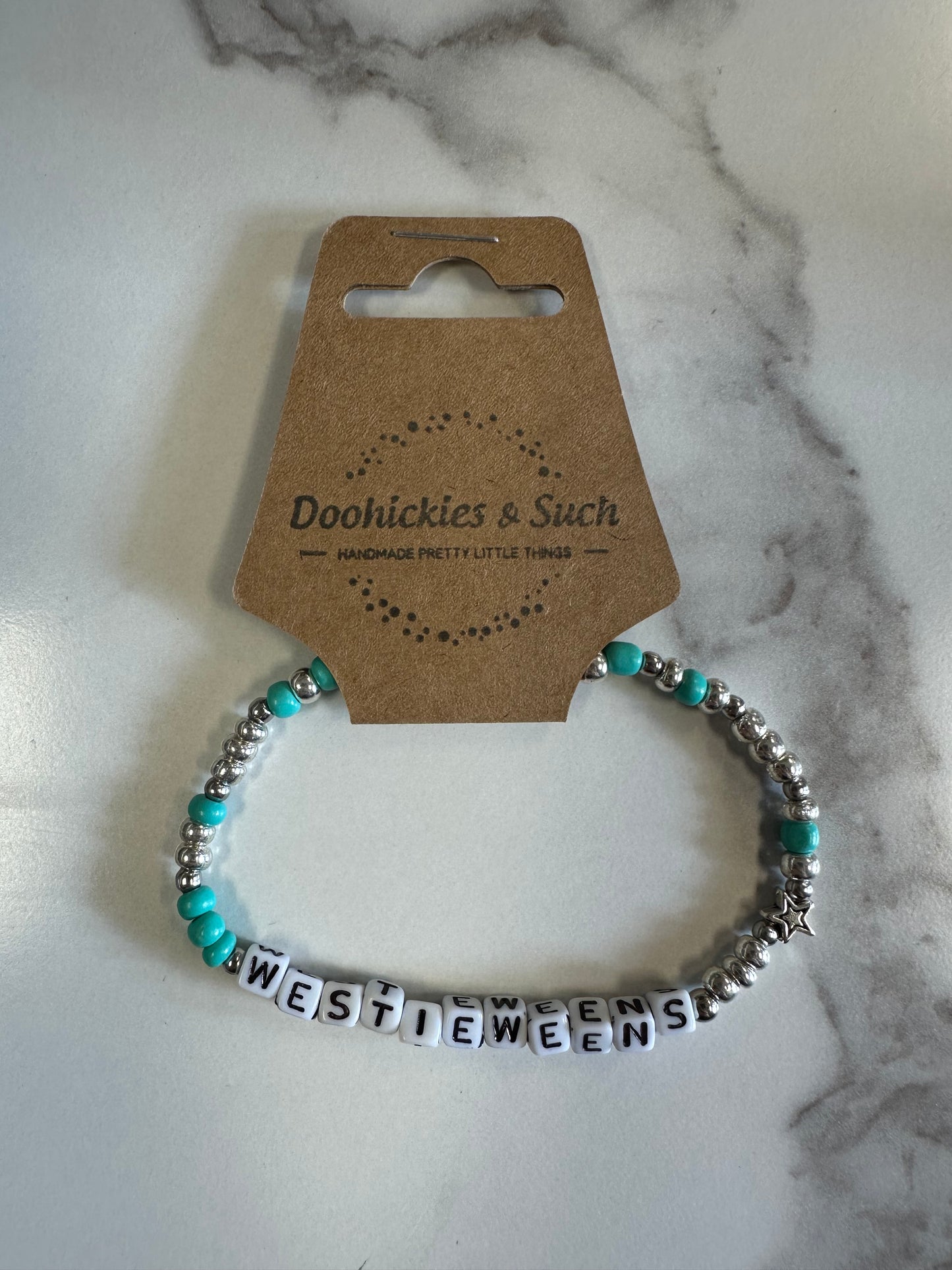 WestieWeens Word Bracelet