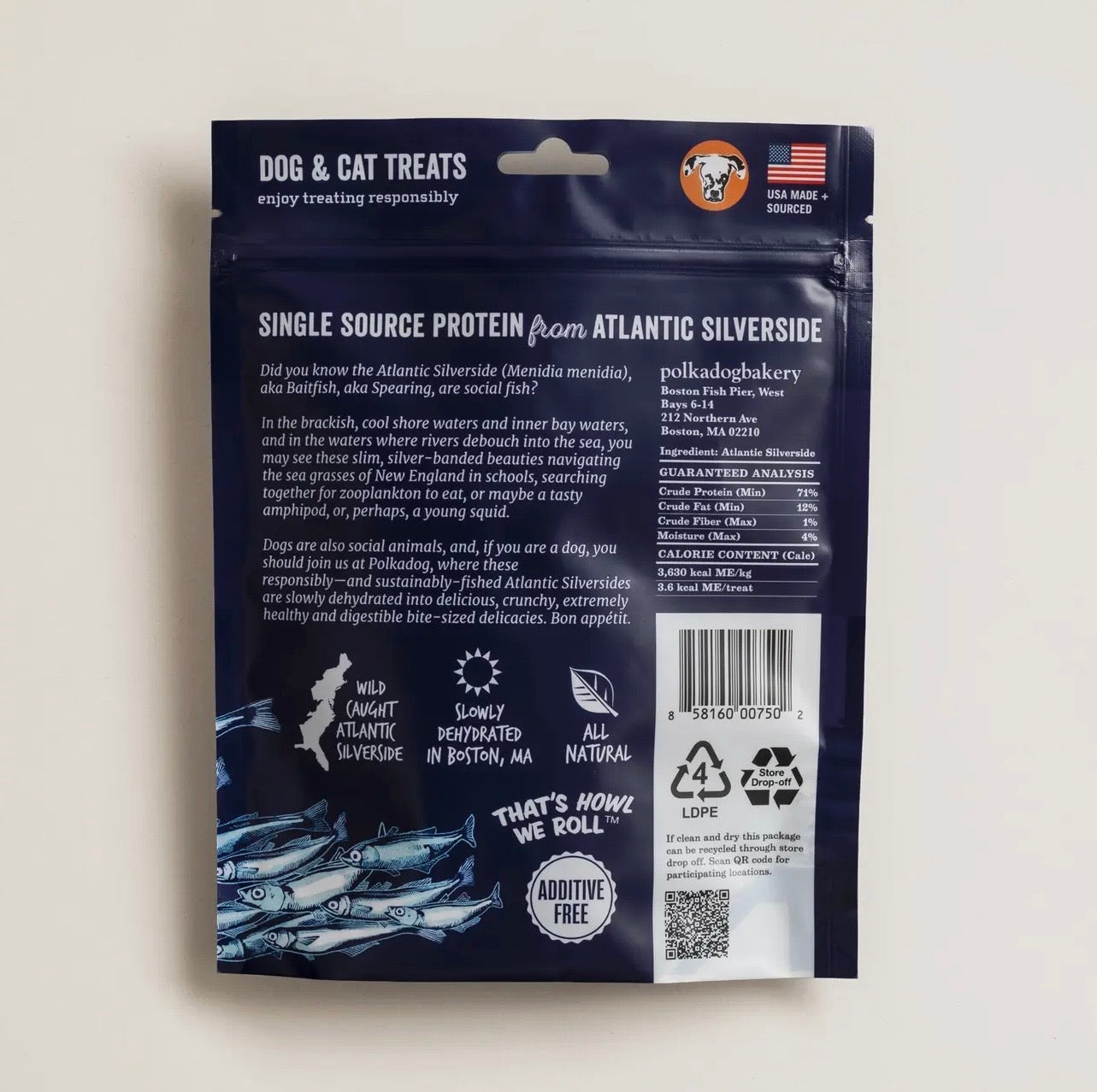 Silverside - 2.5oz - Dog & Cat Treats