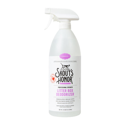 Skout's Honor Home
Cleaning Litter Box
Deodorizer Purple Label 35
OZ