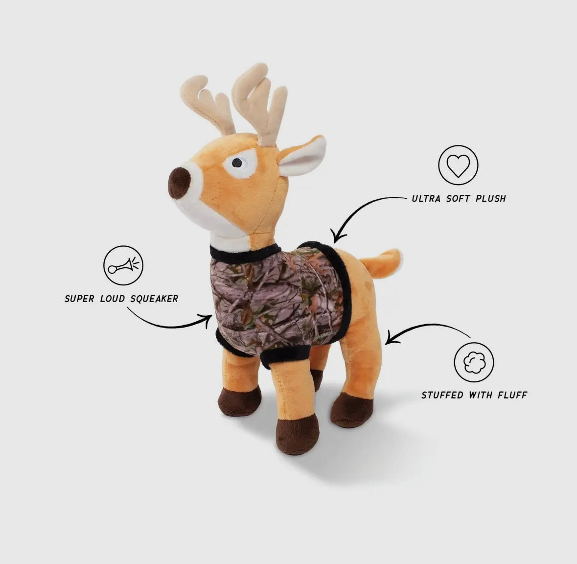 Gearin’ Up Hunting Season Plush Dog Toy