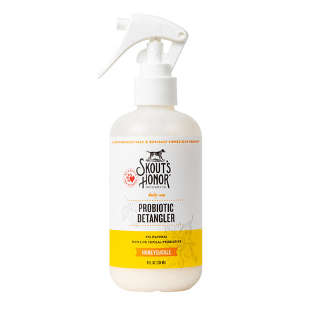 Skout's Honor Dog Grooming
Probiotic Detangler
Honeysuckle 8 oz
