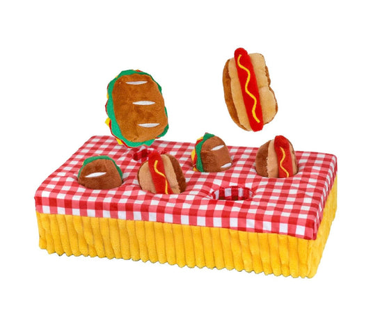 Snacks at a Picnic Dog Puzzle Toy