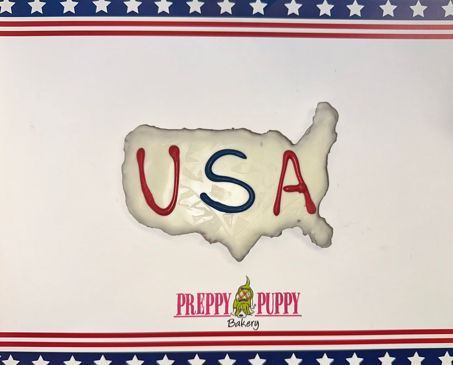 Land of the Free—USA Map Gourmet Dog Treat