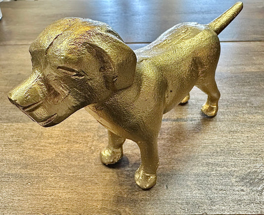 Cast Iron Dog Statue
