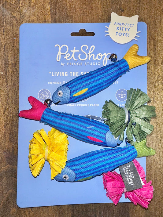 Living The Sardine Life 6pc Cat Toy Set