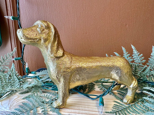 Dachshund Cast Iron Figurine