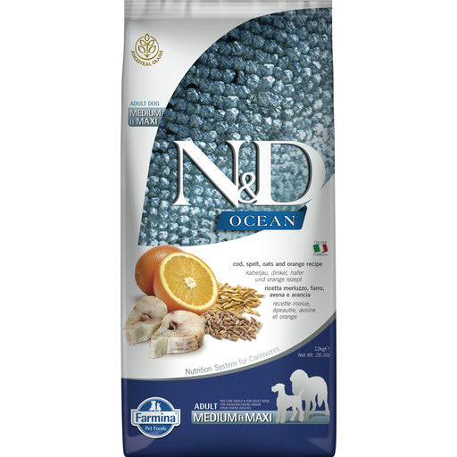 Farmina Dog Dry ANCESTRAL GRAIN Codfish & Orange Medium
Maxi 26.4#