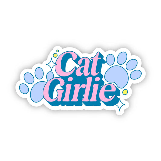 Cat Girlie Text Sticker