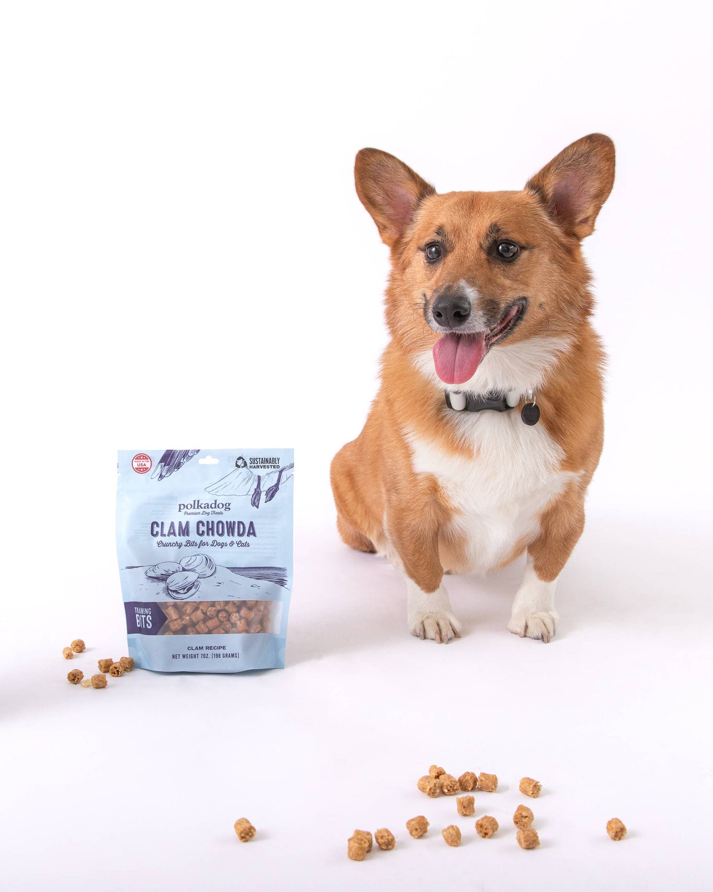 Clam Chowda Bits - 7oz - Dog & Cat Treats