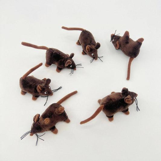 Brown Mouse Cat Toy