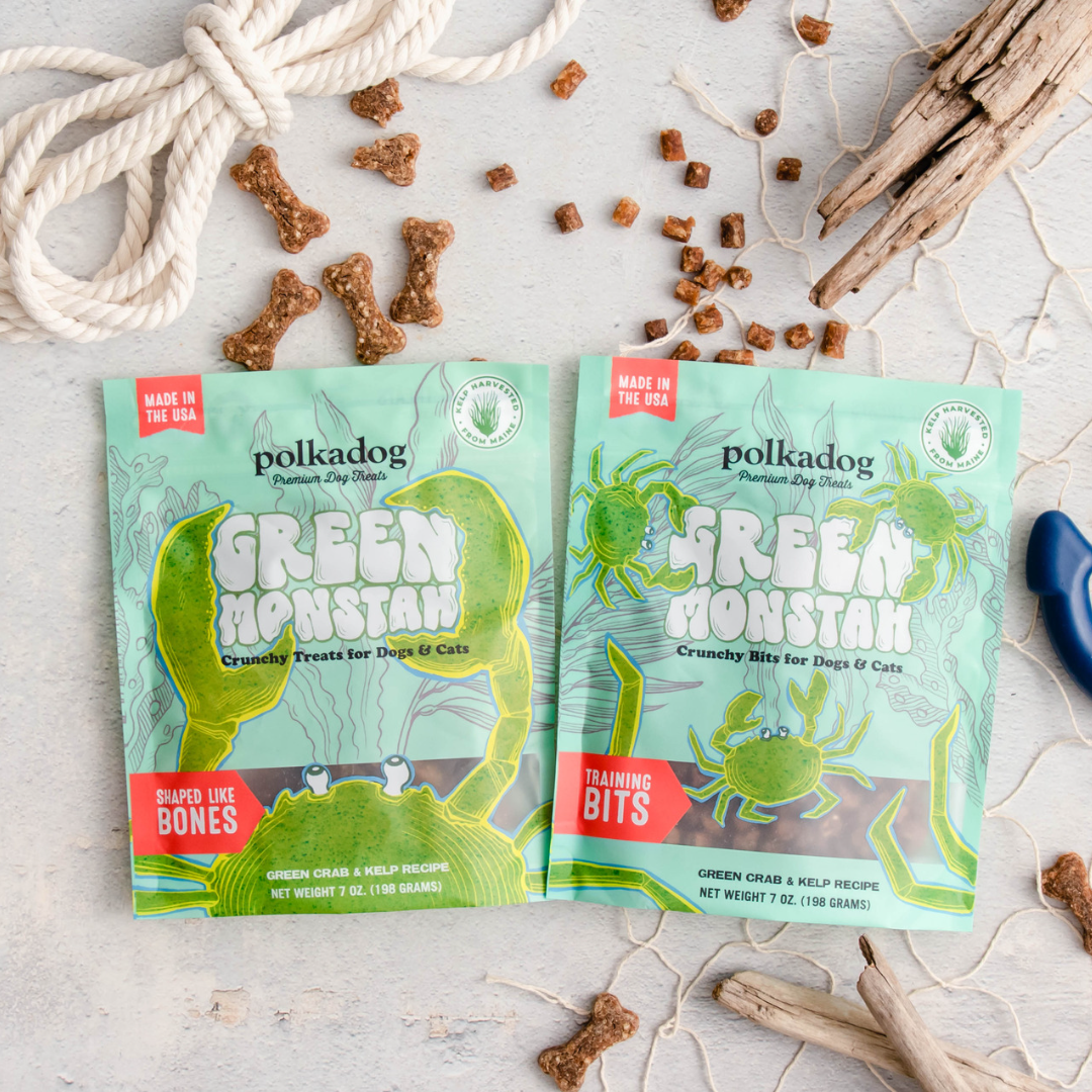 Green Monstah Training Bits - 7oz - Dog & Cat Treats
