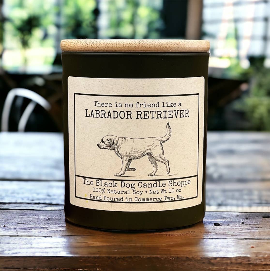 Labrador Retriever Candle