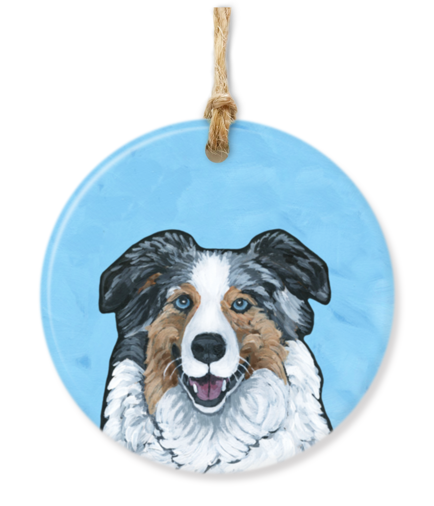 Australian Shepherd Dog Ornament