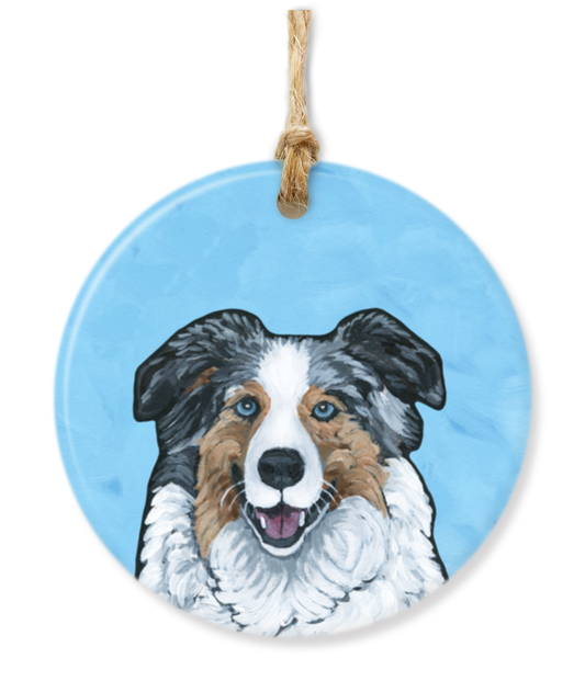 Australian Shepherd Dog Ornament
