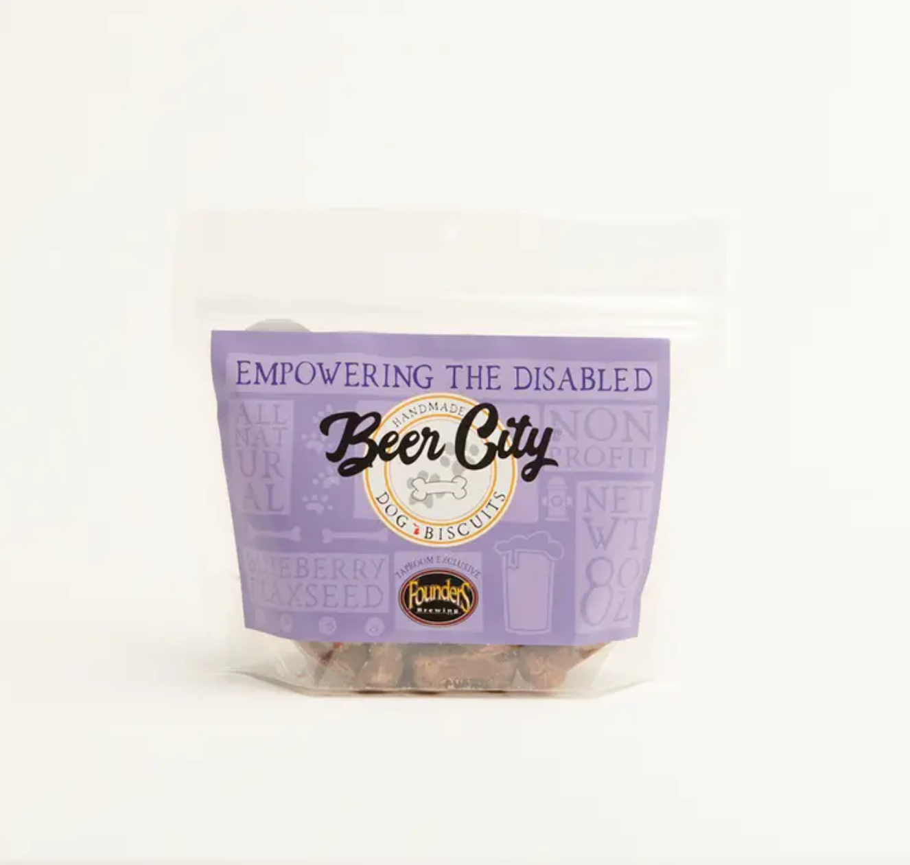 8 oz Beer City Dog Biscuits