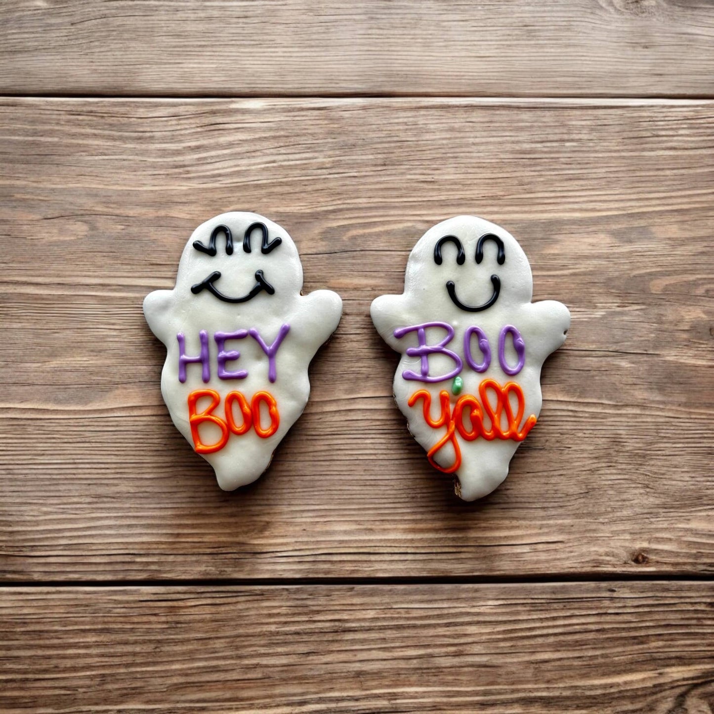 BOO Ghosts Halloween dog treats