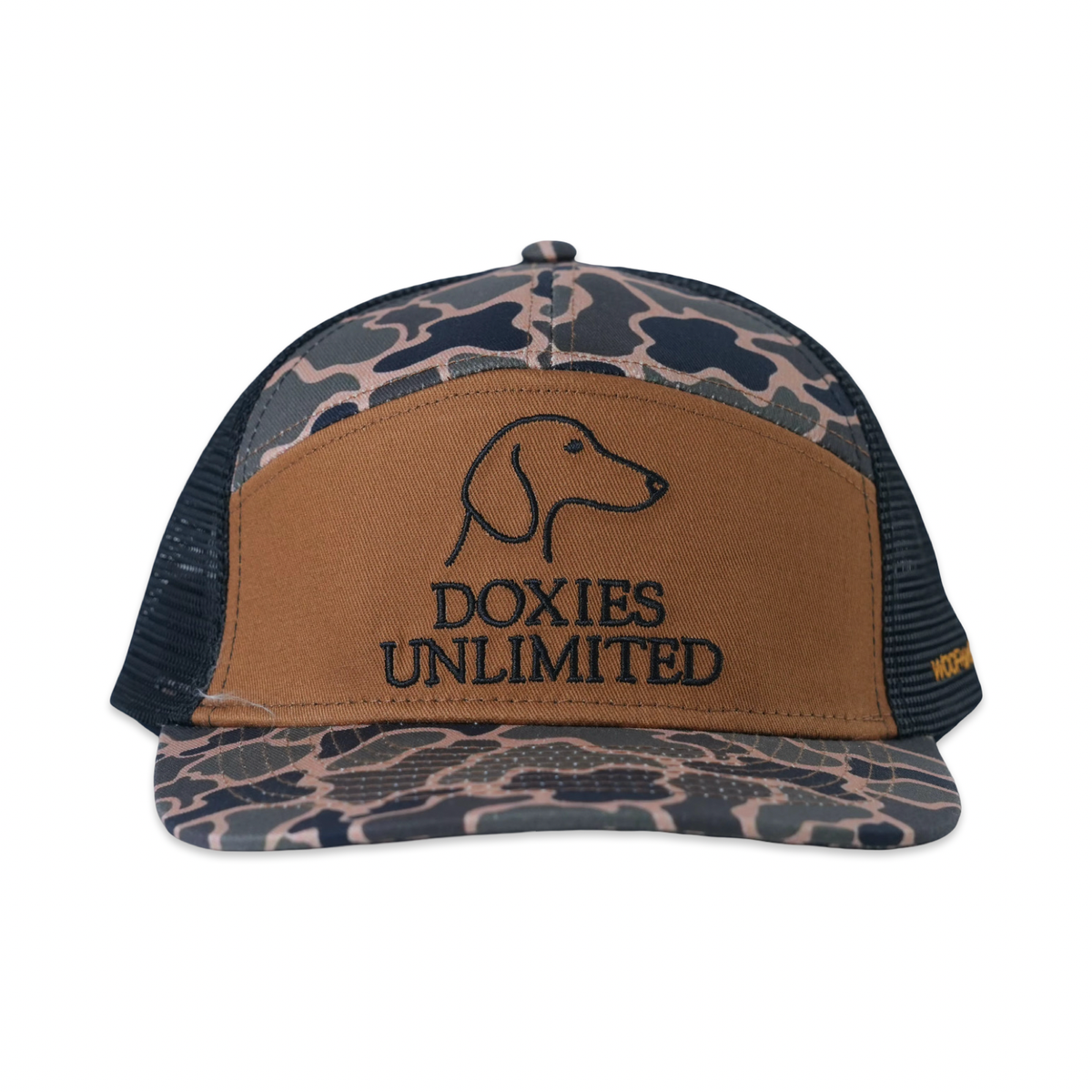 Dachshund Hat - Black Duck Camo