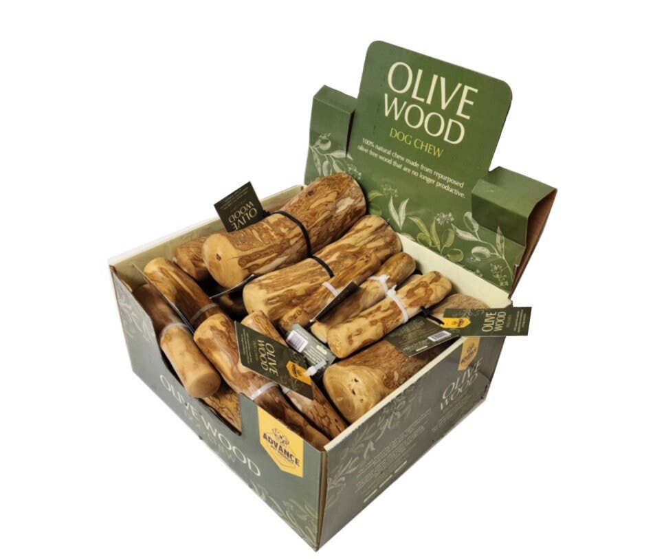 NEW Olive Wood chews! 100% natural chews from repurposed oli