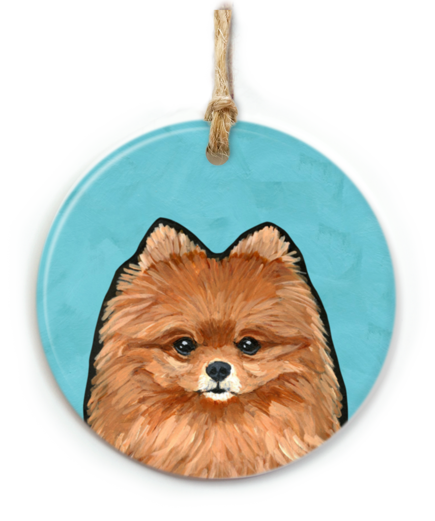 Pomeranian Dog Ornament