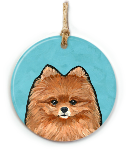Pomeranian Dog Ornament