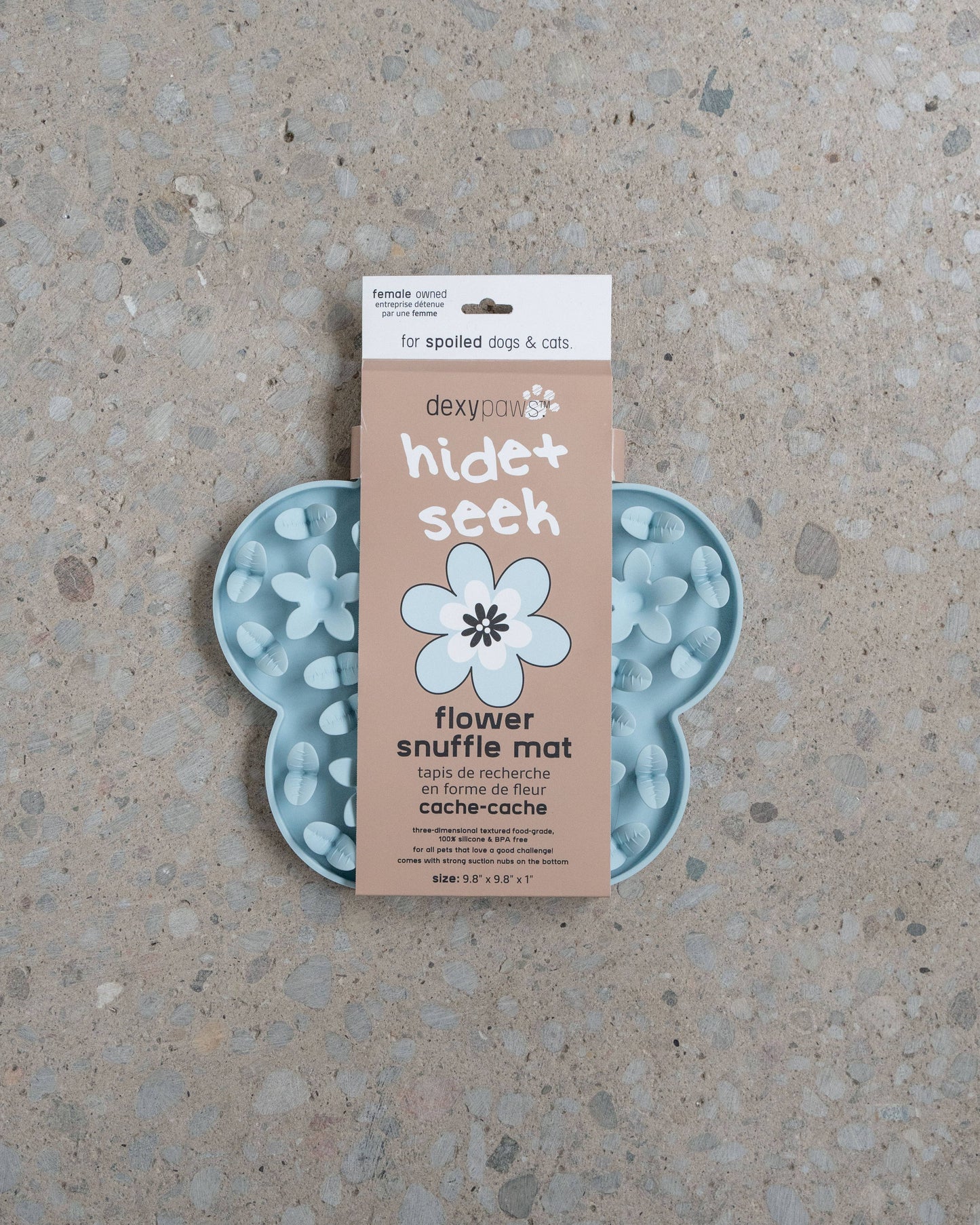 Blue Flower Enrichment Snuffle Mat