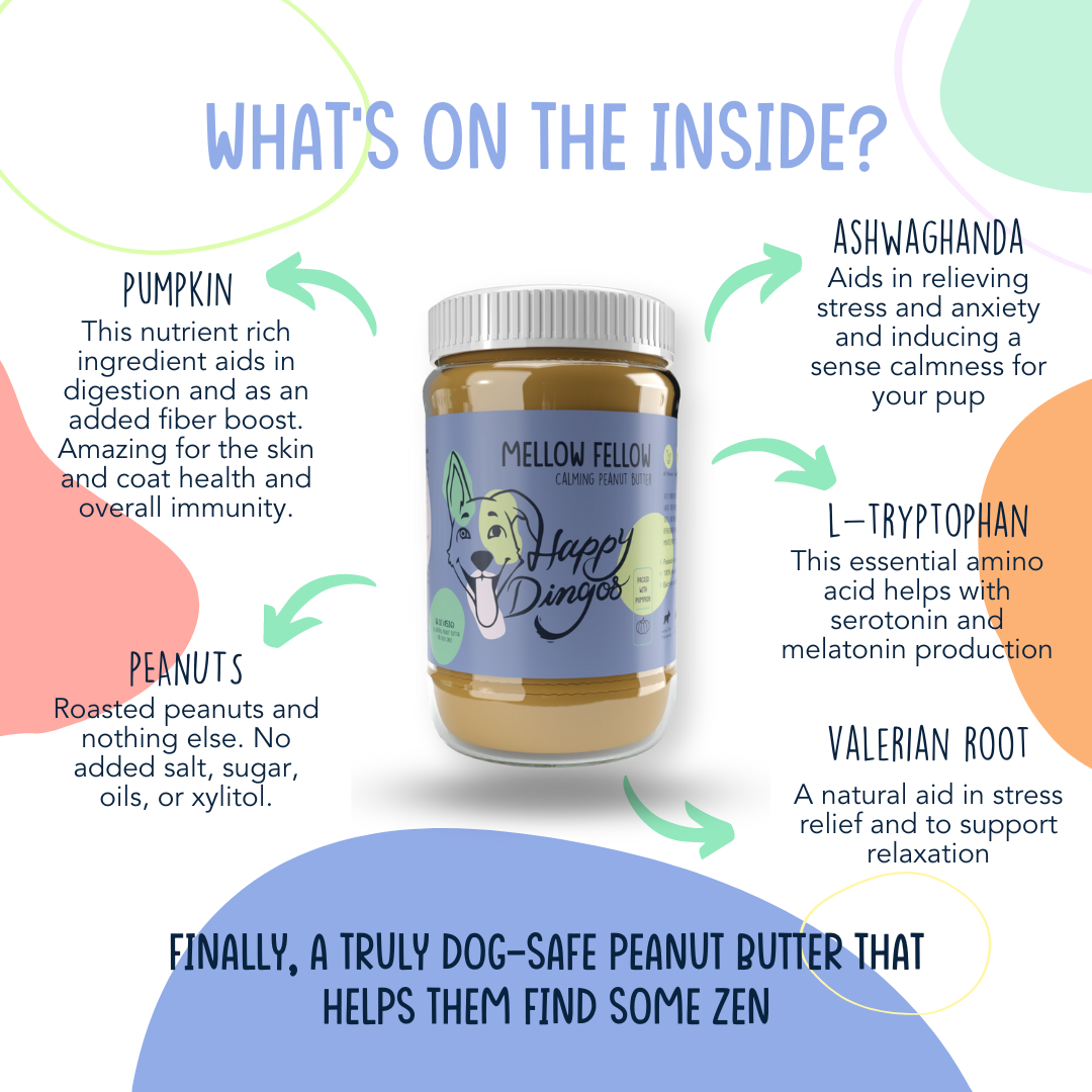 Mellow Fellow Calming Peanut Butter - 16oz