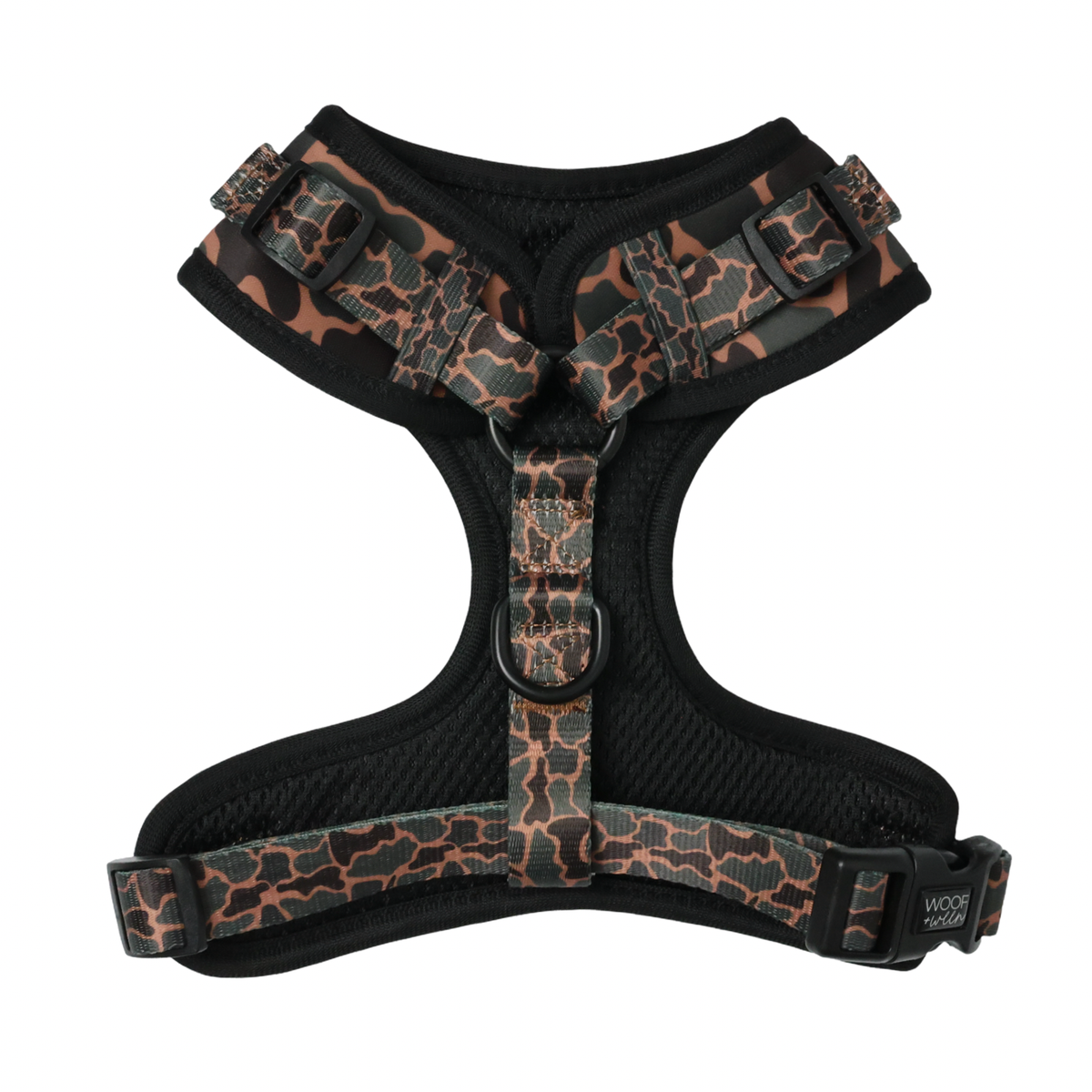 Adjustable Dog Harness - BLACK DUCK CAMO