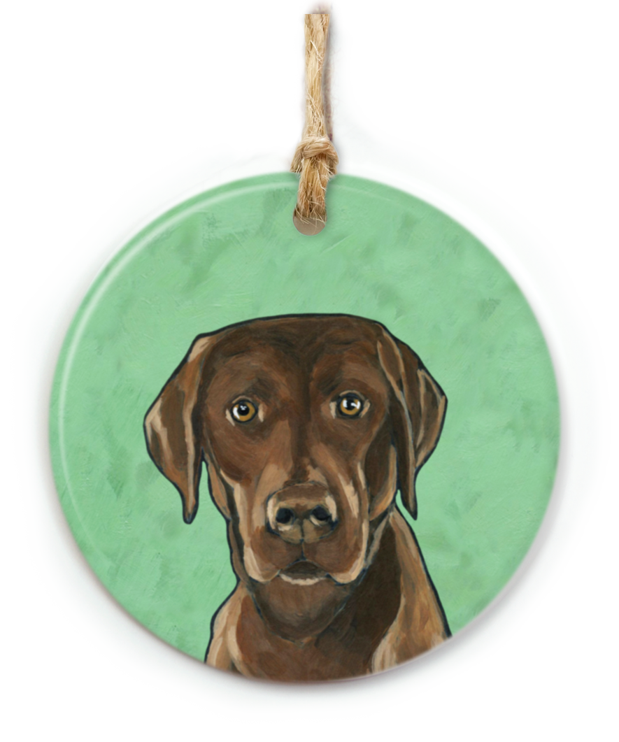 Labrador Retriever Dog Ornament