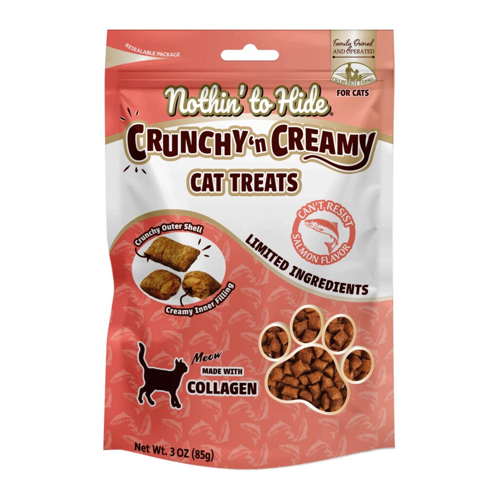 FIELDCREST FARMS Nothin To Hide Cat Salmon Treats 3oz