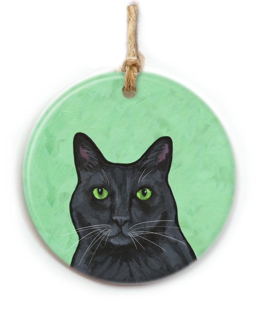 Black Cat Ornament