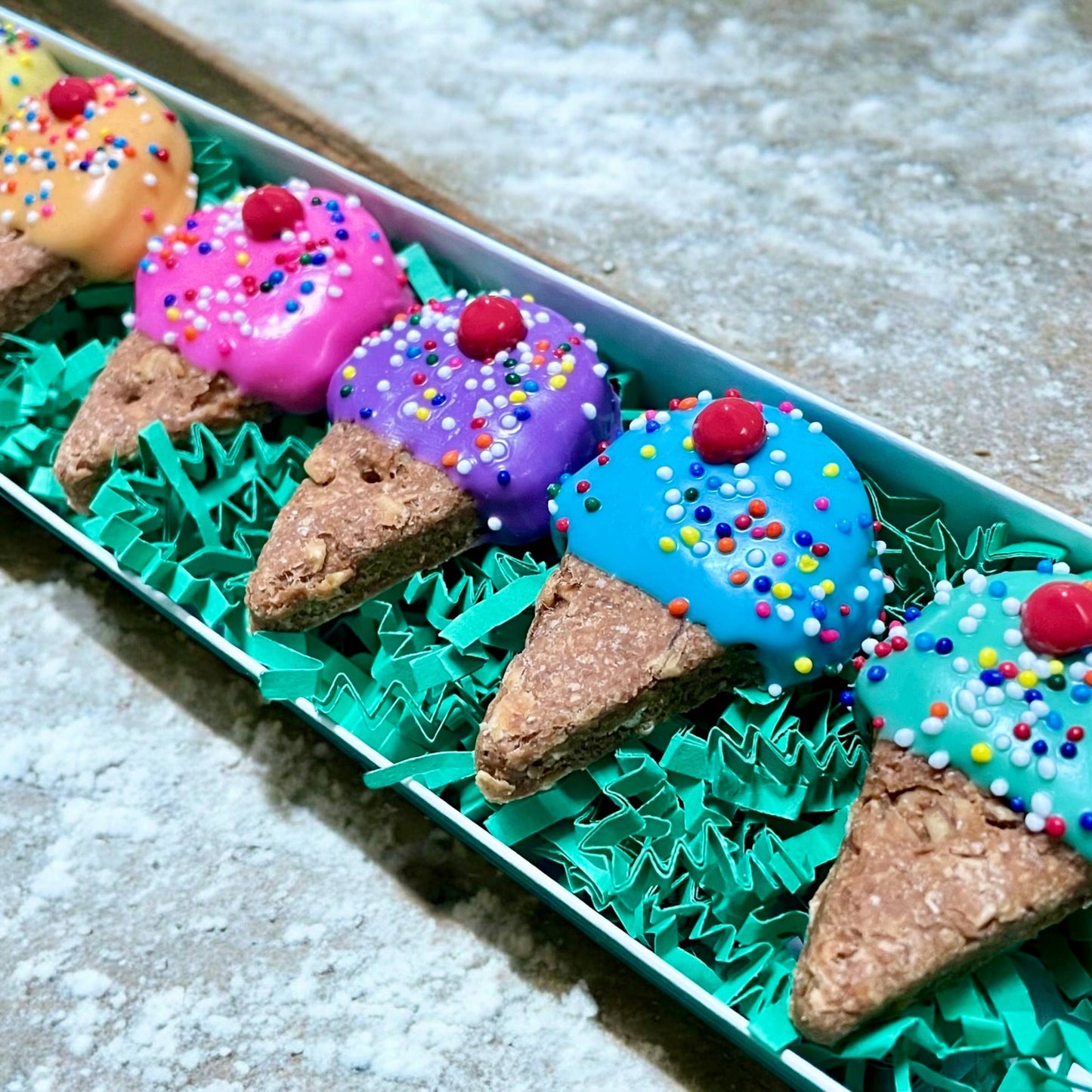 Mini Licketty Split Ice Cream Cones Dog Treats