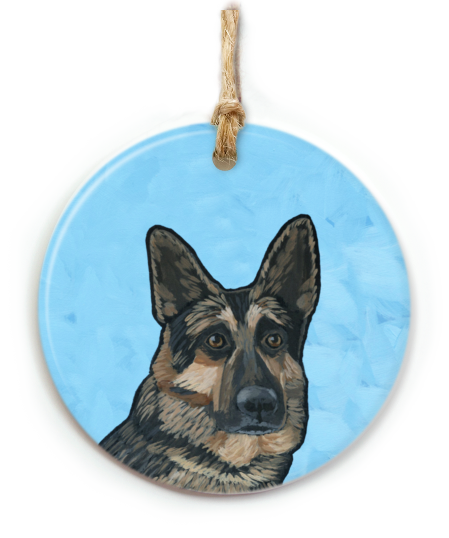 German Shepherd Dog Ornament