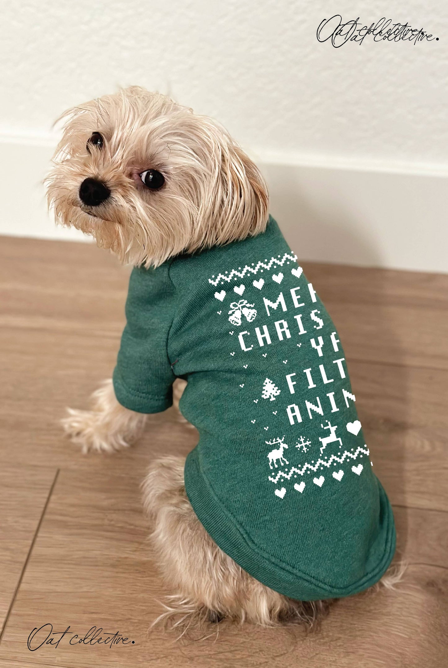 MERRY CHRISTMAS YA FILTHY ANIMAL Pet Graphic Sweatshirt
