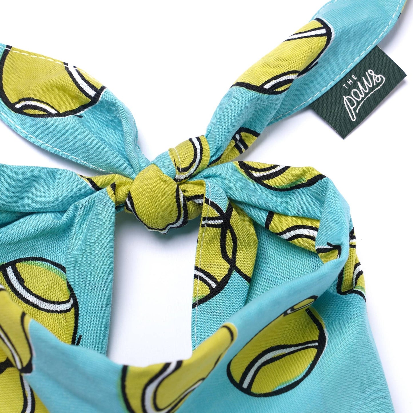 Tennis Ball Dog Bandana