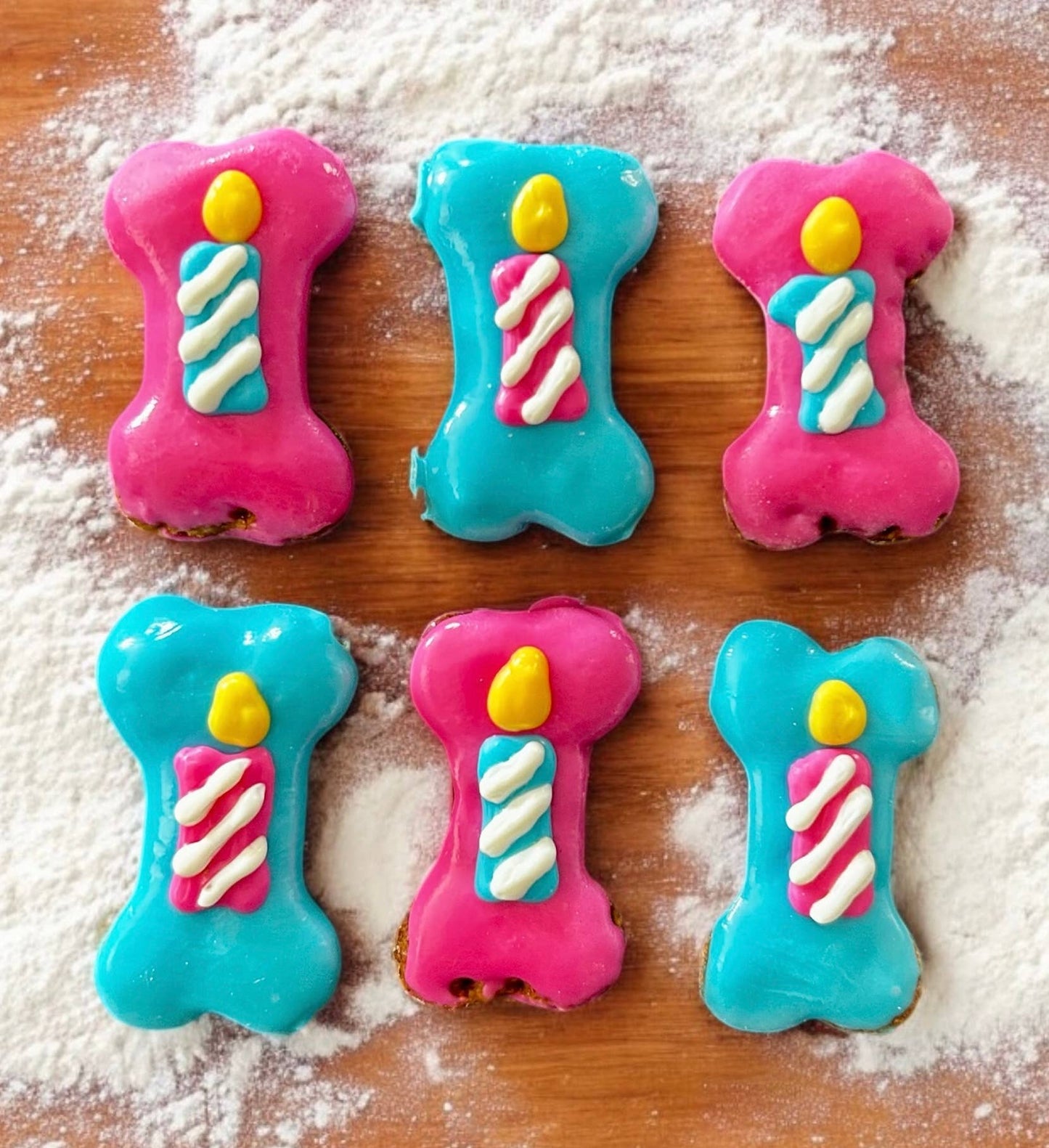 Mini Bone Candle Dog Treats